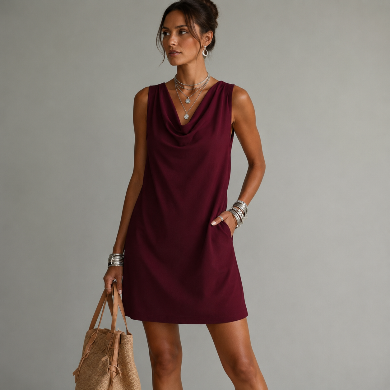 Maribelle™ | Abito Senza Maniche Camuffa Pancia
