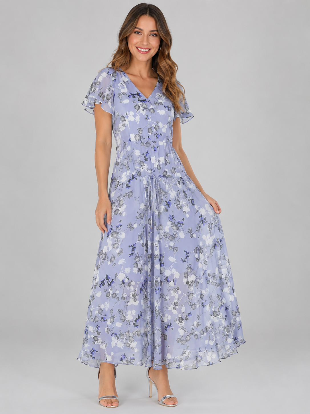 Florine™ | Abito Maxi a Fiori Camuffa Pancia