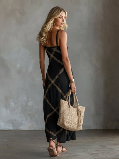 Zafira™ | Elegante Jumpsuit Con Pantaloni Larghi E Stampa