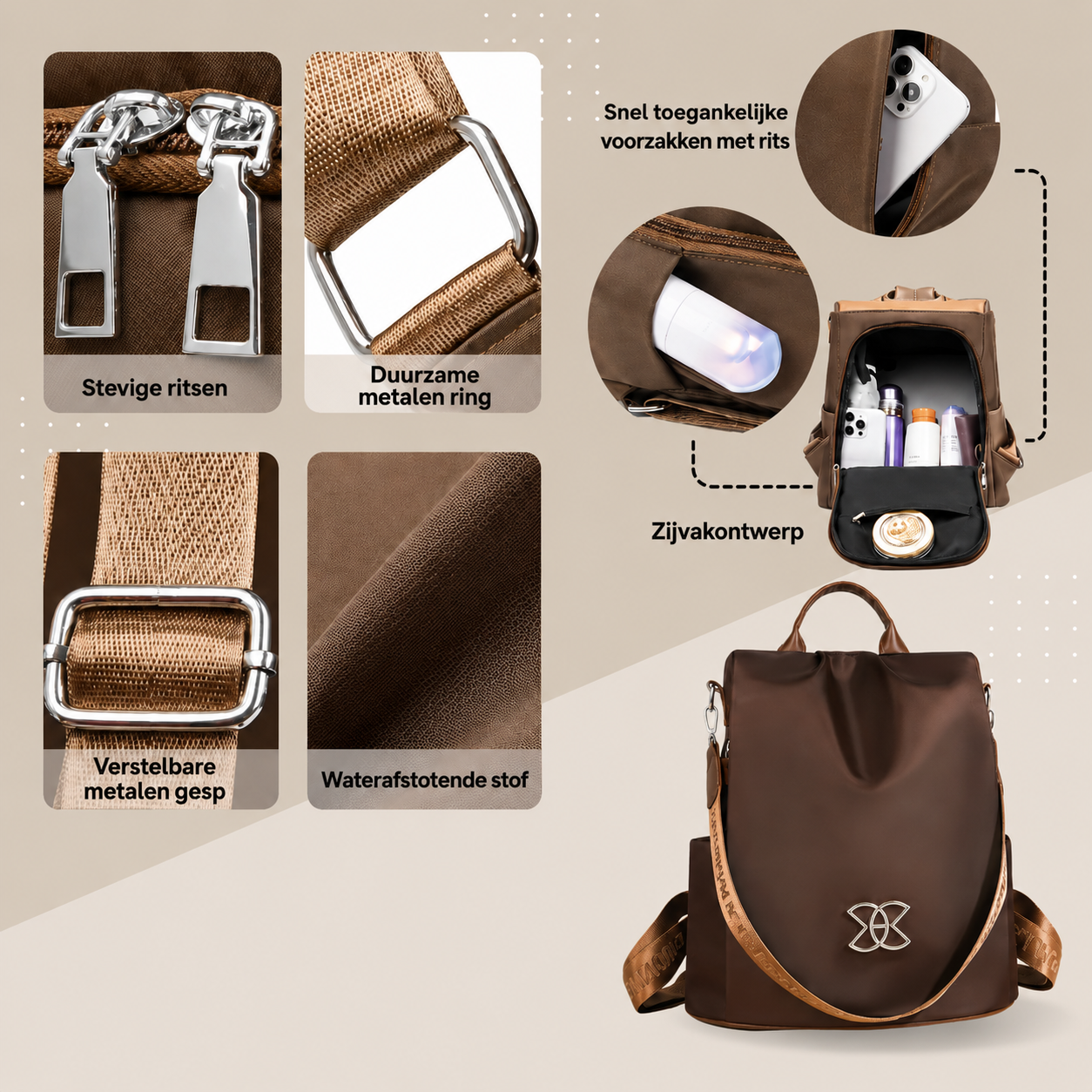 Nomi™ | Borsa Antifurto Elegante
