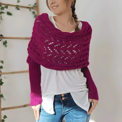 Saren™ | Sciarpa Calda Lavorata a Maglia