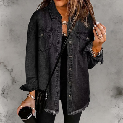 Kian™ | Giacca di Jeans Casual con Bottoni