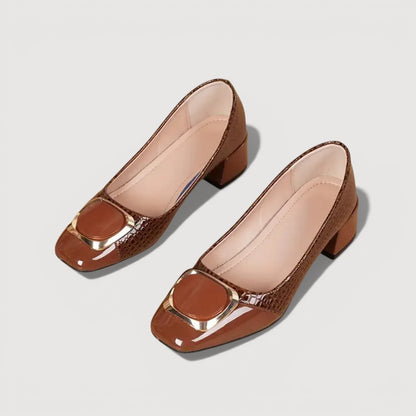 Vika™ | Tacchi Ortodontici in Pelle Eleganti e Confortevoli