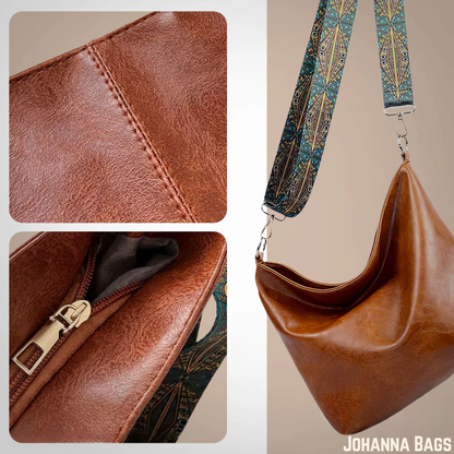 Charme Vintage di Chelsey | Borsa a Spalla in Pelle Vegana