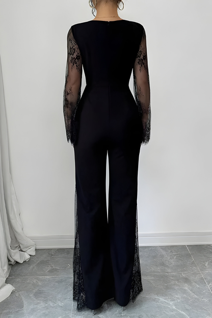 Kira™ | Elegante Tuta con Dettagli in Pizzo