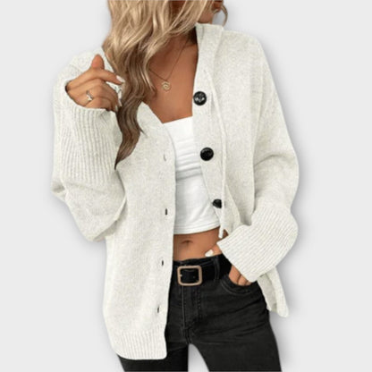 Cardigan con bottoni
