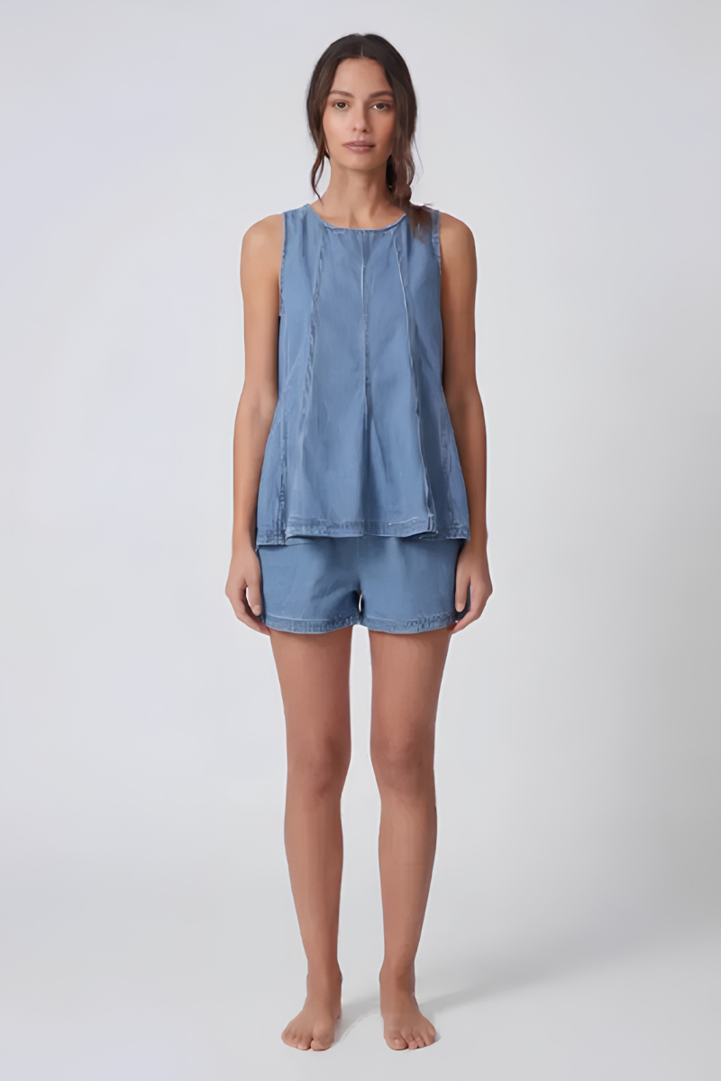 Mira™ | Set Denim Casual Loose