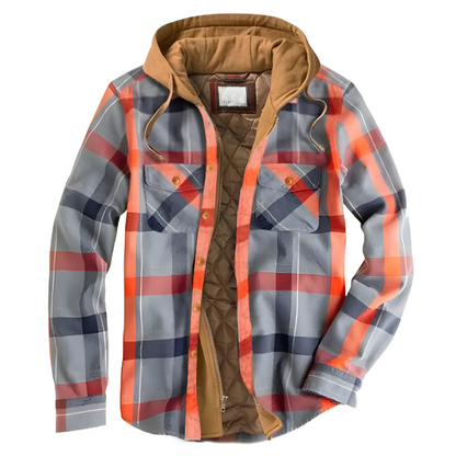 Bram | Comoda giacca patchwork con cappuccio