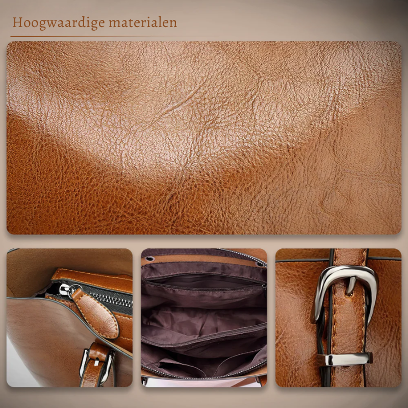 Favorito di Nicole | Borsa a Spalla Vintage in Pelle Vegana
