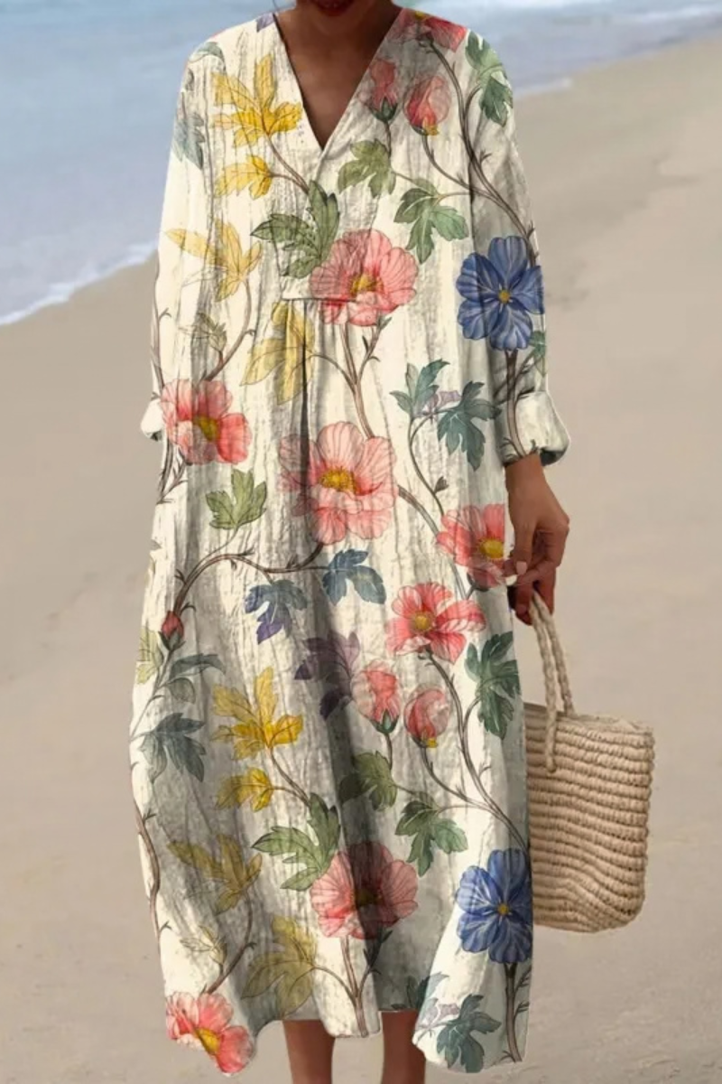 Korae™ | Elegante Abito Midi Estivo