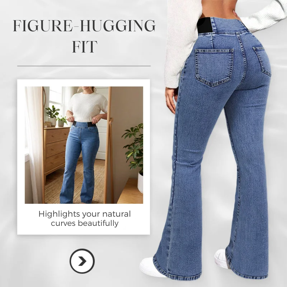 Tara™ | Jeans flare stretch moderni