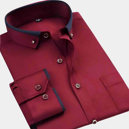 Don | Camicia Classica per Uomini con Maniche Lunghe