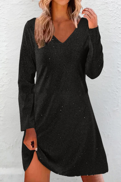 Elara™ | Abito mini elegante con paillettes