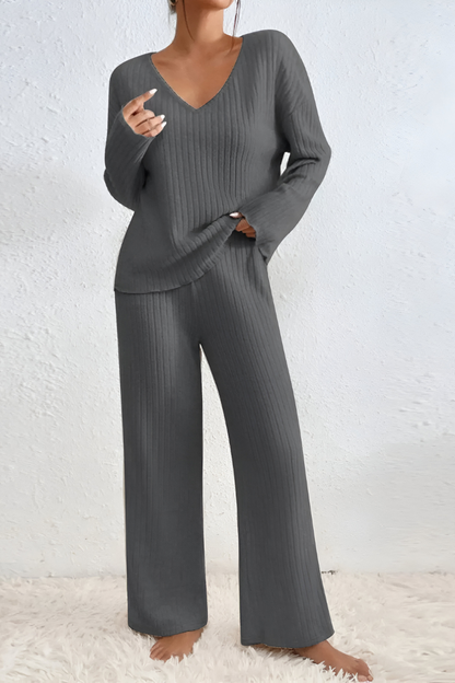 Amaris™ | Set lounge a maglia a coste morbido