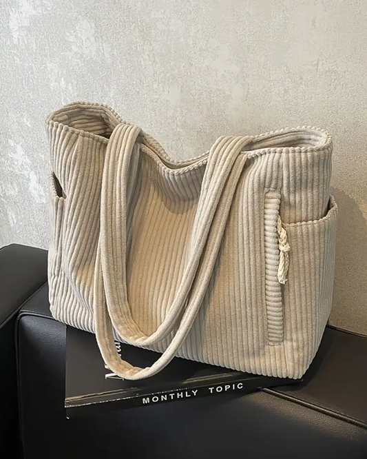Lea™  | Borsa a Spalla a Coste con Dettaglio di Corda