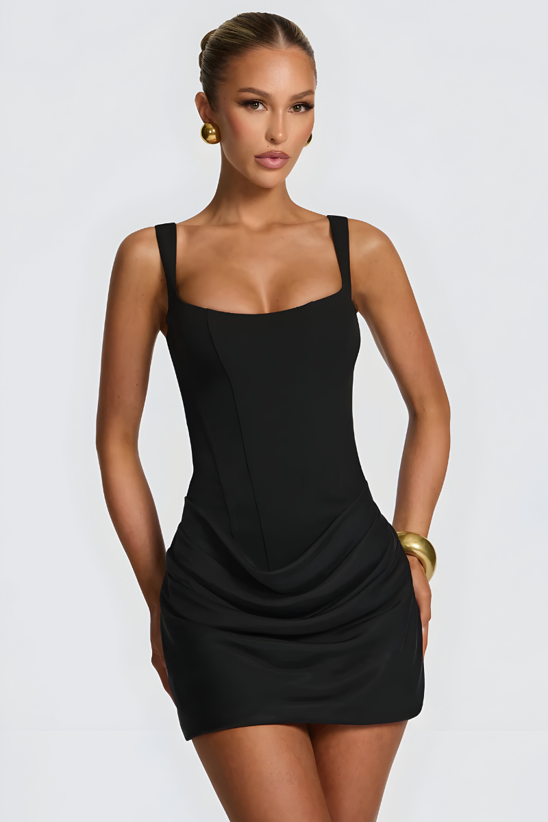 Ziva™ | Elegante Abito da Sera Drappeggiato