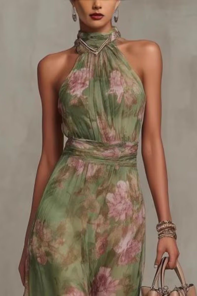 Yuna™ | Elegante Vestito Maxi a Fiori