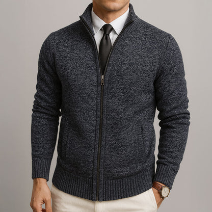 Davi™ | Maglione Zip Moderno Texture