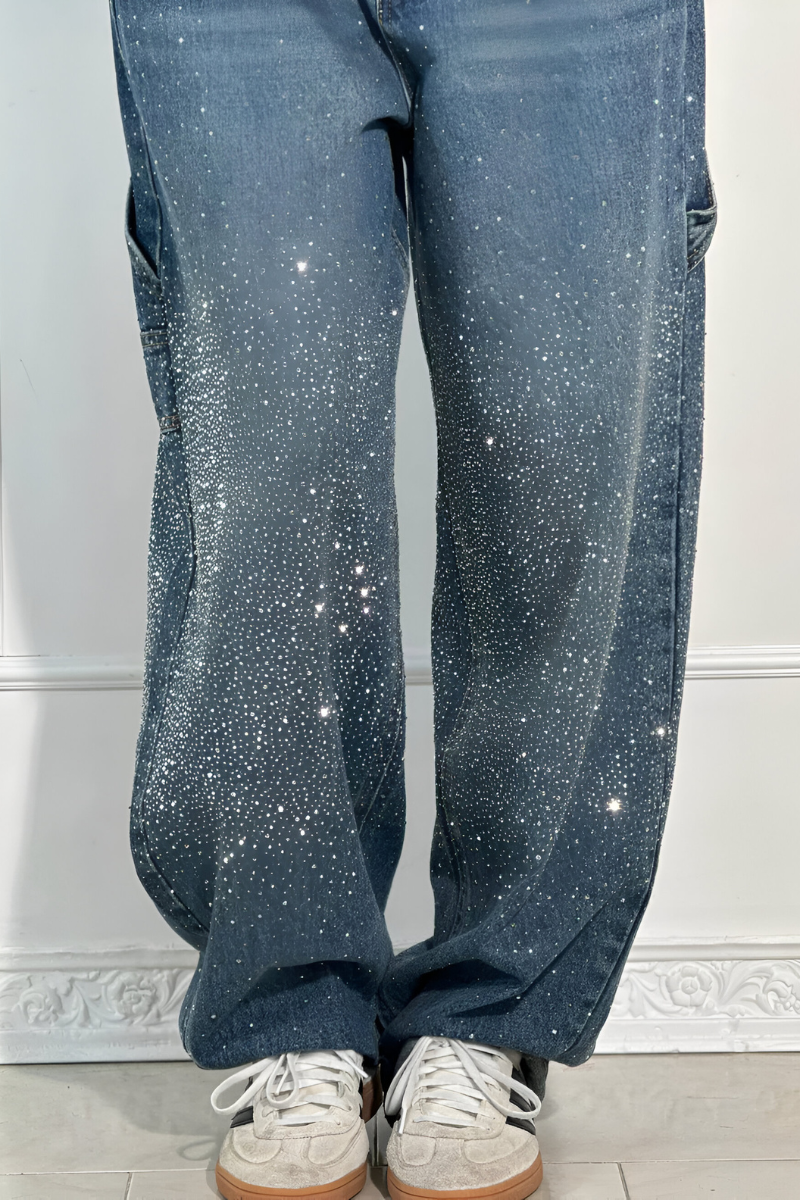 Maris™ | Jeans larghi moderni e scintillanti