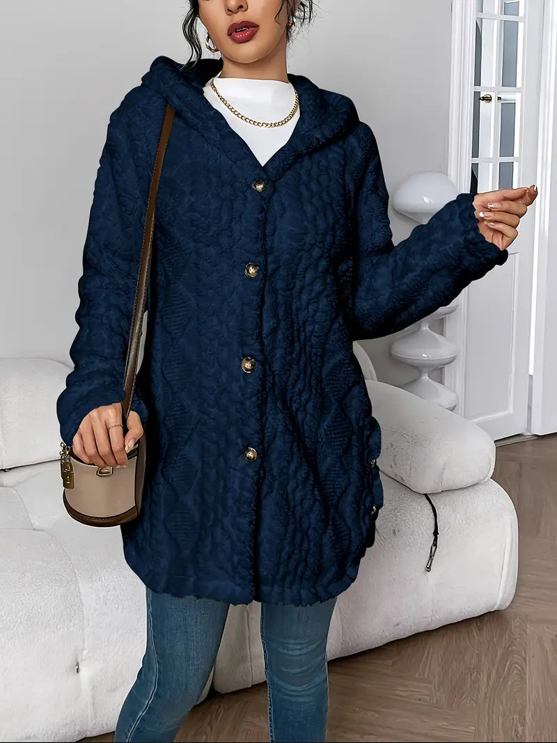 Lisa™ | Giacca Teddy Calda con Cappuccio