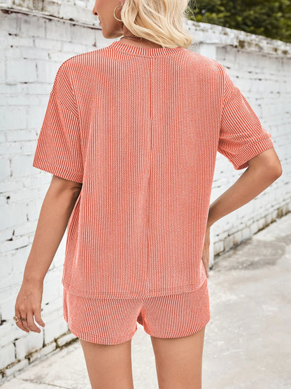 Jinte | Completo loungewear in morbido tessuto a coste