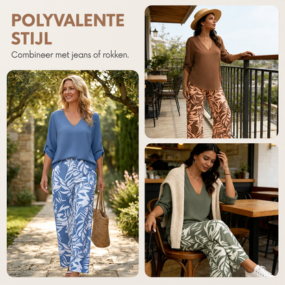 Marielle™ | Elegante Set Con Stampa Foglia