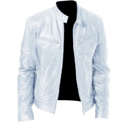 Joren™ | Giacca in pelle senza tempo con zip