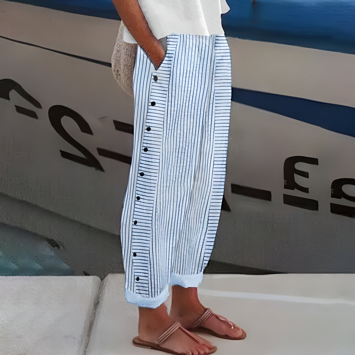 Luca™ | Pantaloni leggeri e non trasparenti