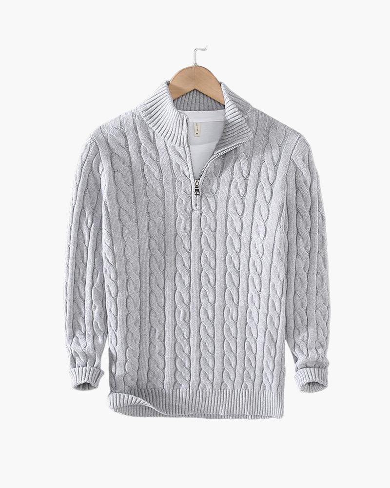 Eamon™ | Maglione classico a mezza zip
