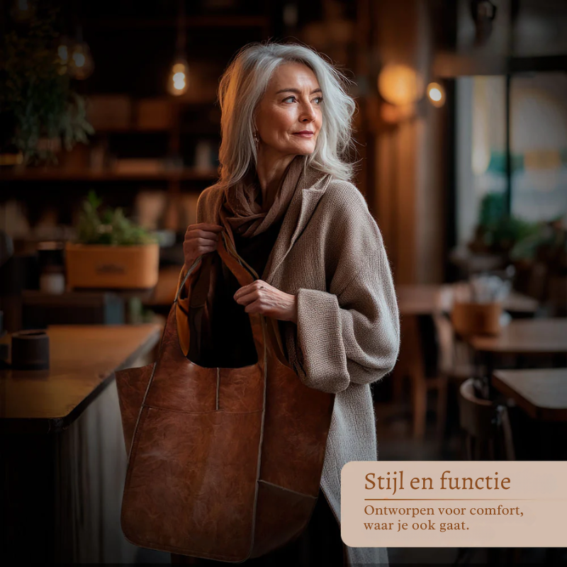 L'eleganza senza tempo di Laura | Borsa Vintage in Pelle Vegana