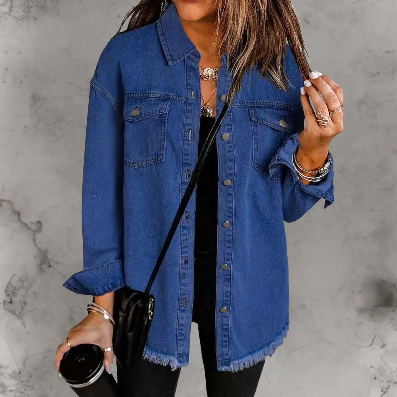 Kian™ | Giacca di Jeans Casual con Bottoni