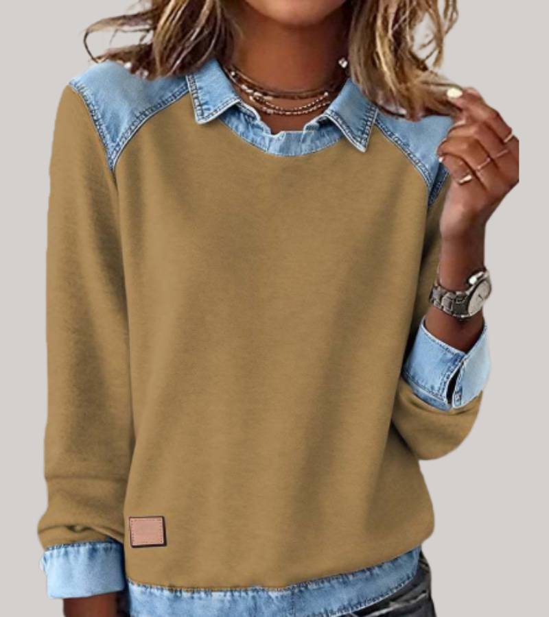 Nomi™ | Maglione Denim Confortevole