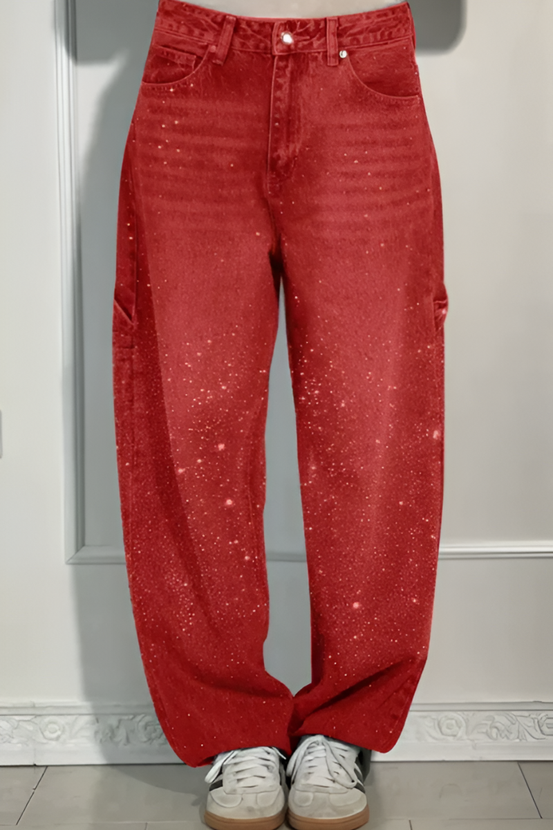 Maris™ | Jeans larghi moderni e scintillanti