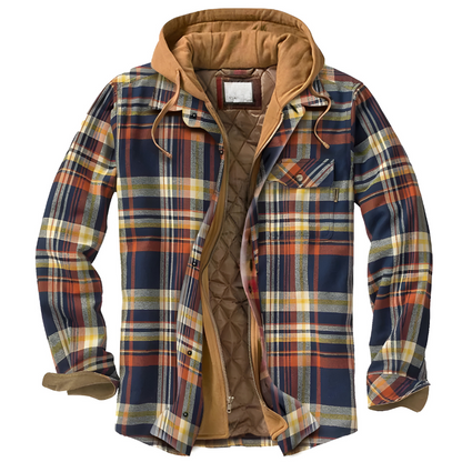 Bram | Comoda giacca patchwork con cappuccio