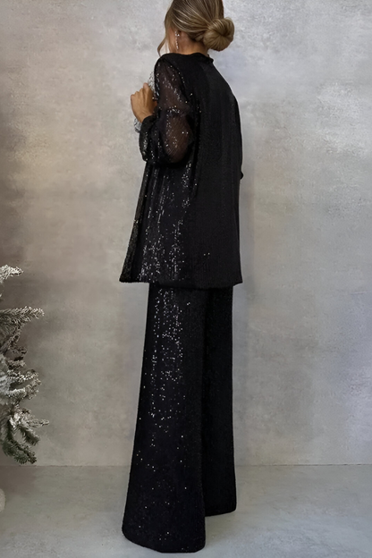 Zami™ | Elegante Set Due Pezzi con Paillettes