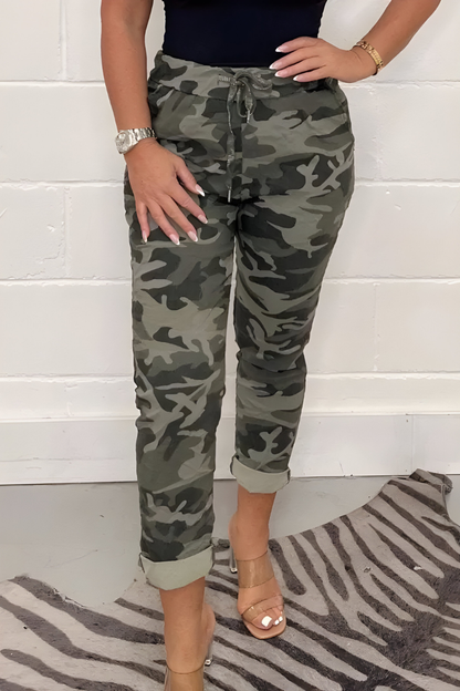 Laryn™ | Pantaloni jogger camouflage casual