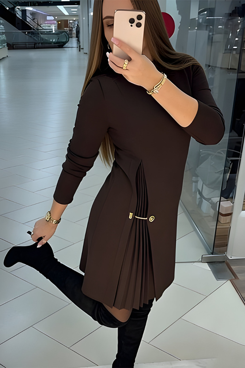 Cora™ | Elegante Minidress Plissettato