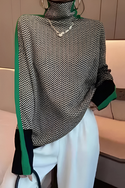 Nila™ | Maglione casual alla moda con collo alto