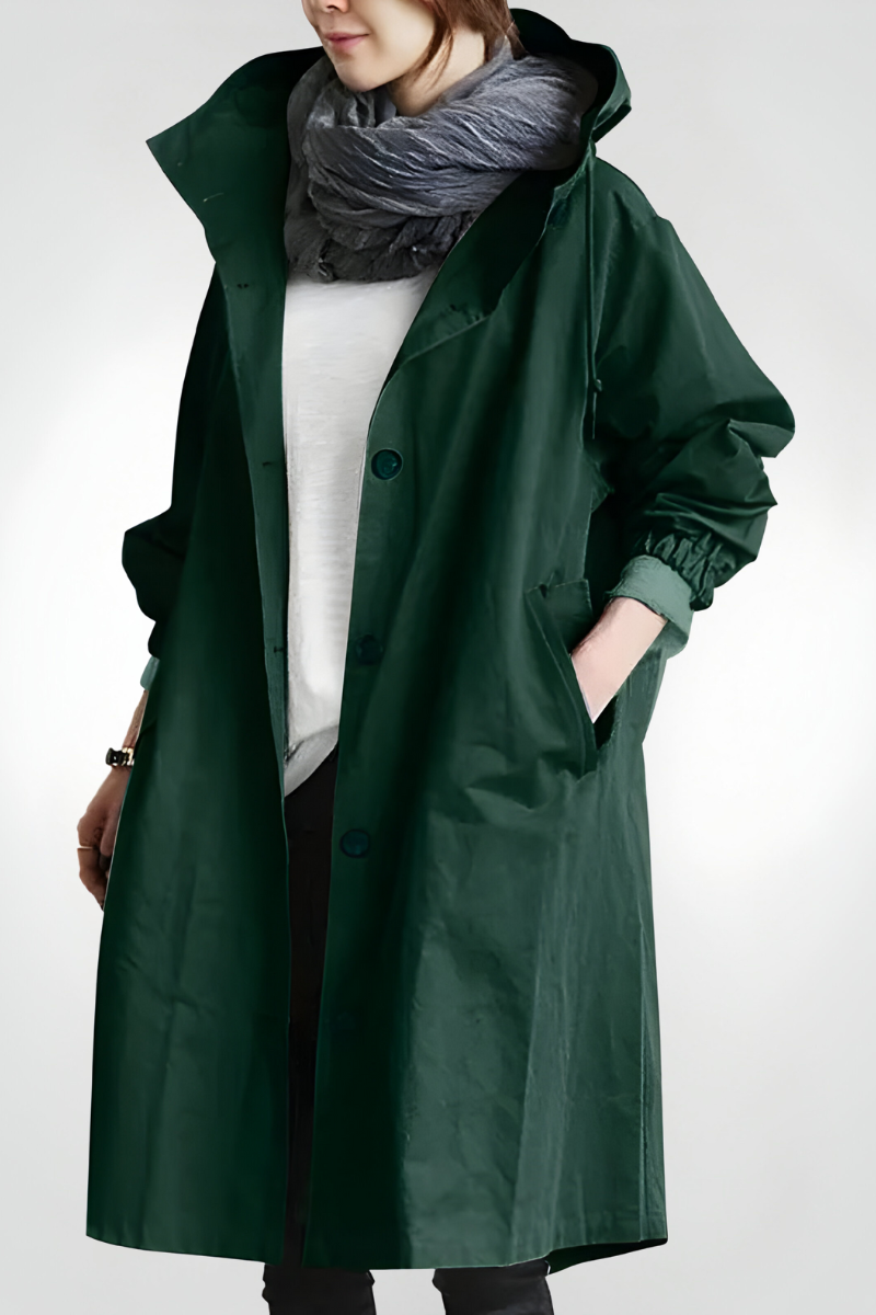 Léa™ | Elegante Giacca Antivento e Impermeabile per l'Autunno