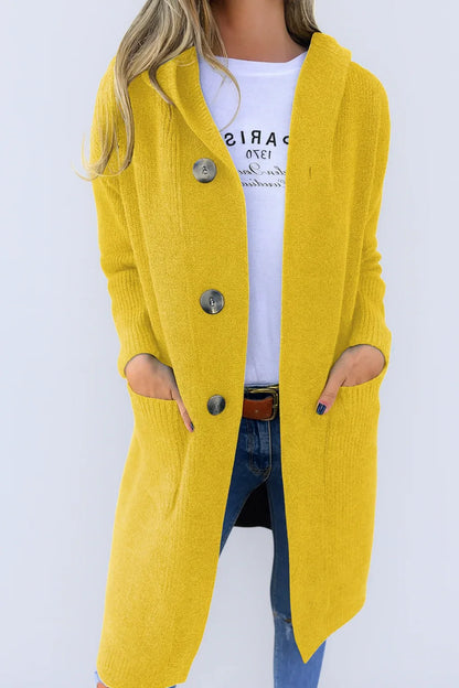 Sola™ | Elegante cardigan con cappuccio