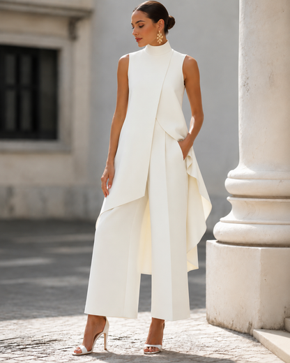 Sara™ | Elegante Tuta con Pantaloni Ampi