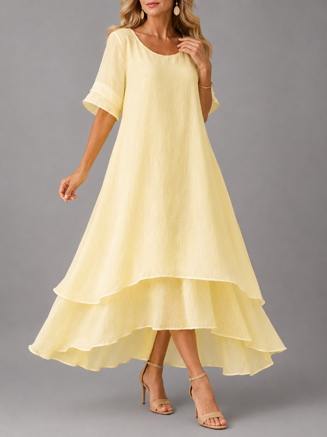 Maëlle™ | Abito Maxi Leggero per Camuffare la Pancia