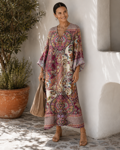 Eloise™ | Abito Midi Relax con Camuffamento della Pancia