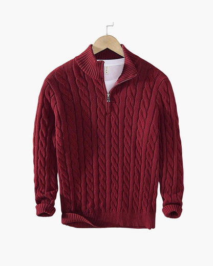 Eamon™ | Maglione classico a mezza zip