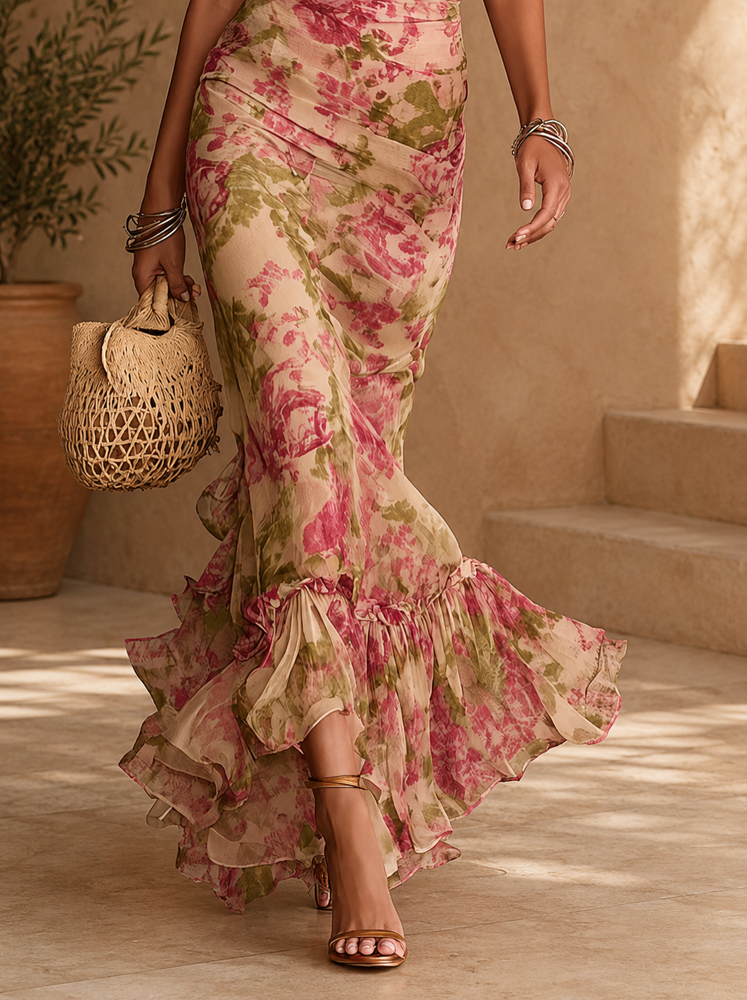 Vera™ | Elegante Vestito Maxi a Fiori