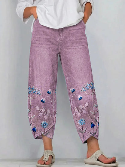 Aven™ | Pantaloni Casual Ricamati