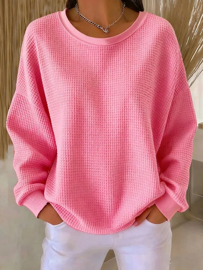 Sari™ | Maglione Casual in Tessuto Strutturato