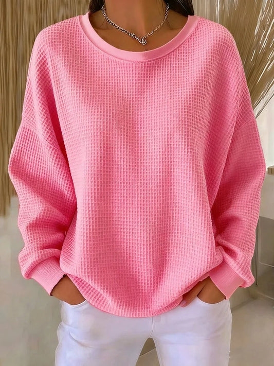 Sari™ | Maglione Casual in Tessuto Strutturato