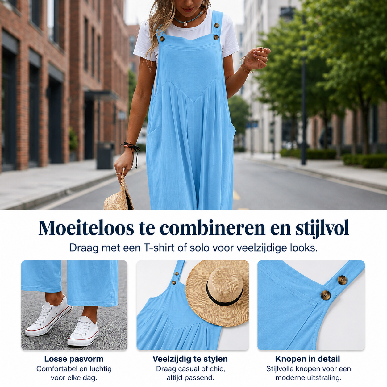 Rylie™ | Comodo Jumpsuit Largo