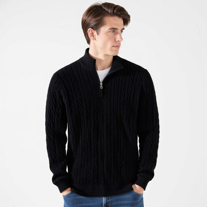 Eamon™ | Maglione classico a mezza zip